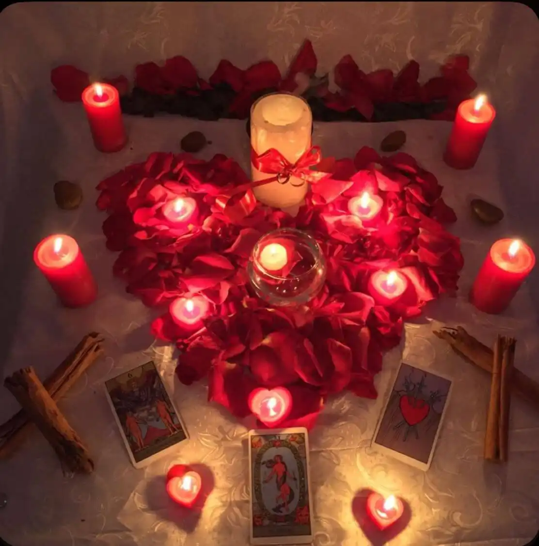 Elementos espirituales de consulta de amor
